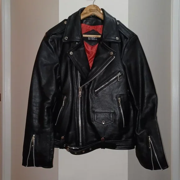 SOLD - STRAIGHT TO HELL COMMANDO LIGHTWEIGHT – LEATHER JACKET - 40 - Picture 1 of 6